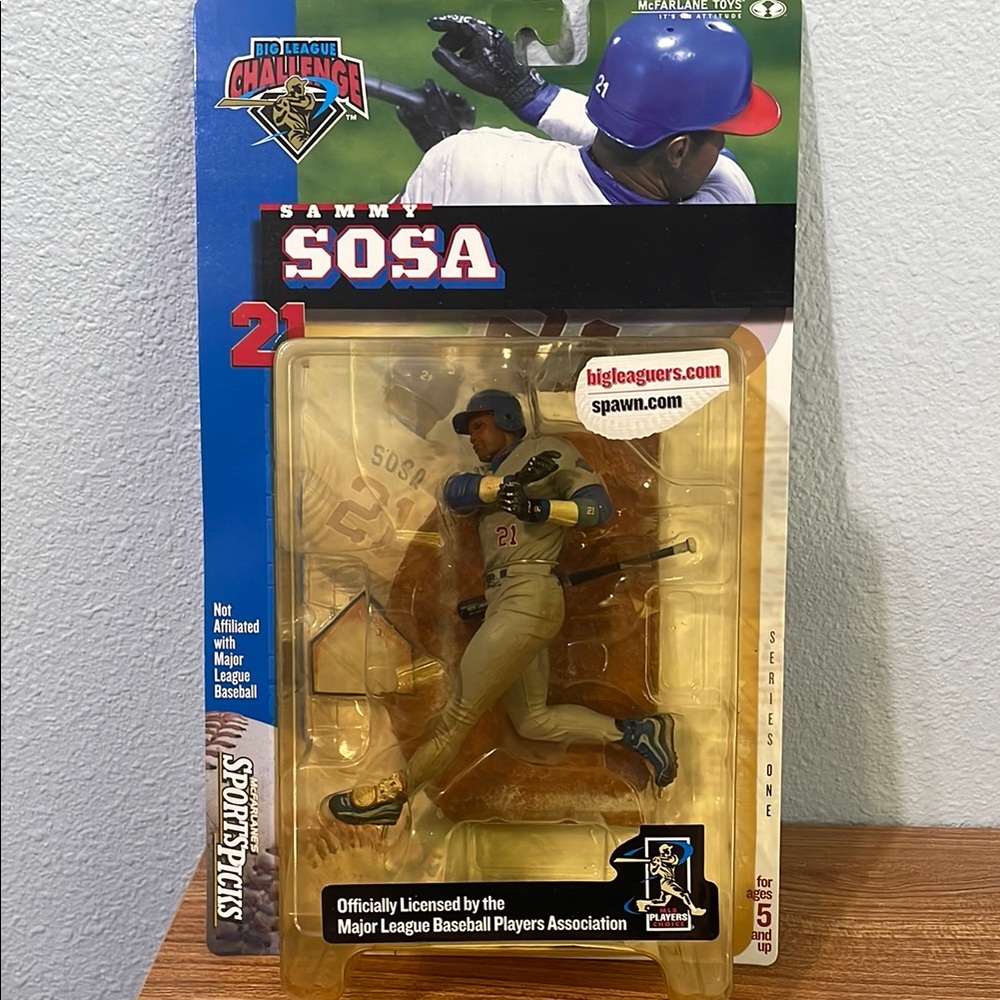 McFarlane Toys Sammy Sosa Action Figure-Blue and White Colors-2000